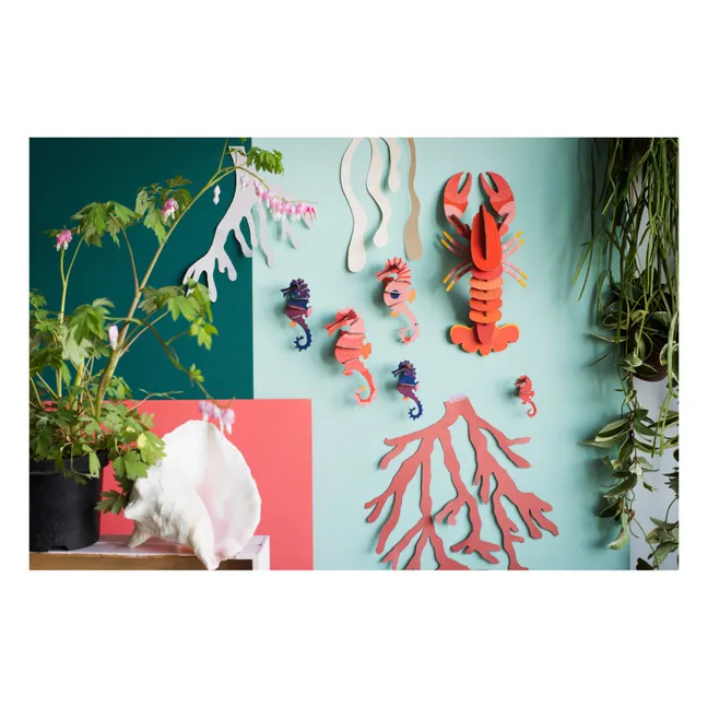 Seahors Wall Decorations - Set of 5