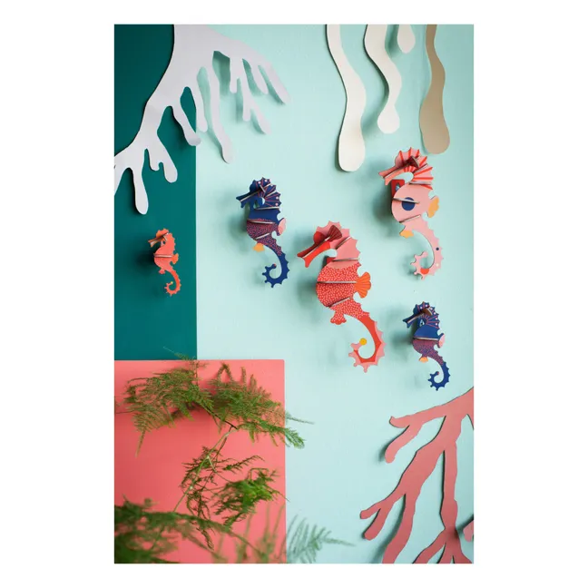 Seahors Wall Decorations - Set of 5