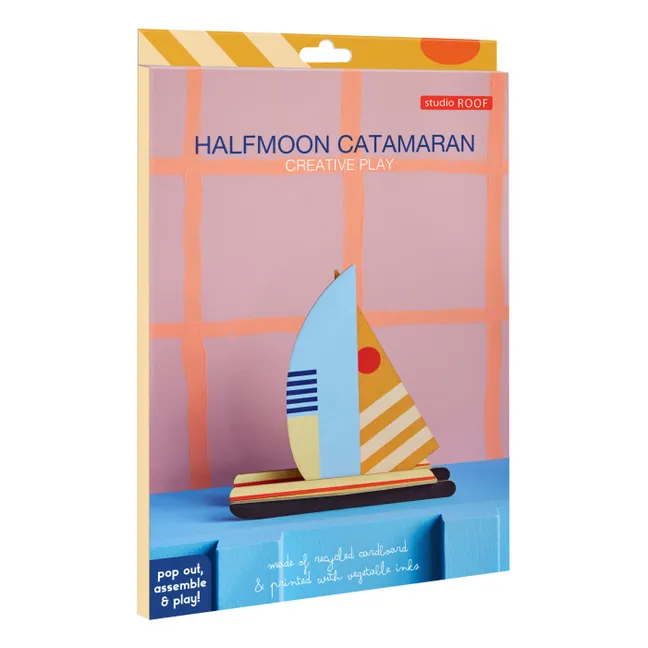Décoration à poser Catamaran Halfmoon