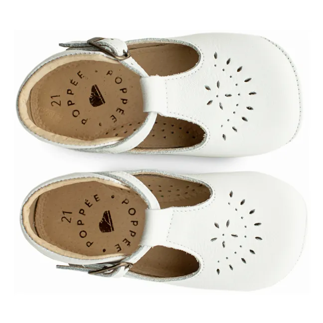 Pantofole Minimilton con barra a T | Bianco