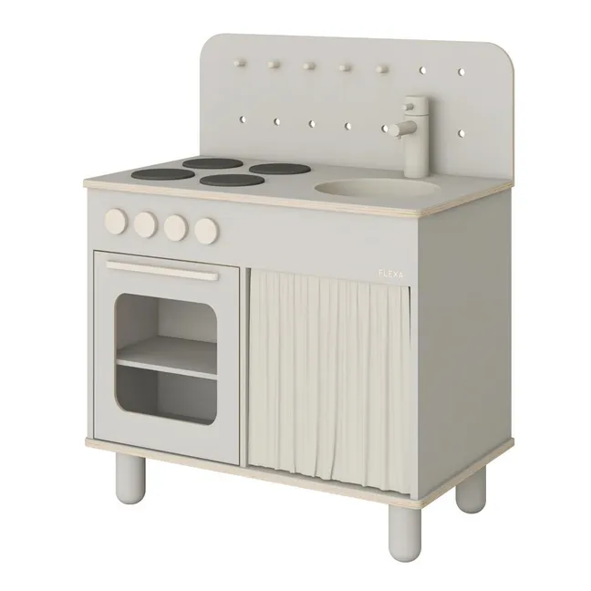 Cuisinière en bois | Gris clair