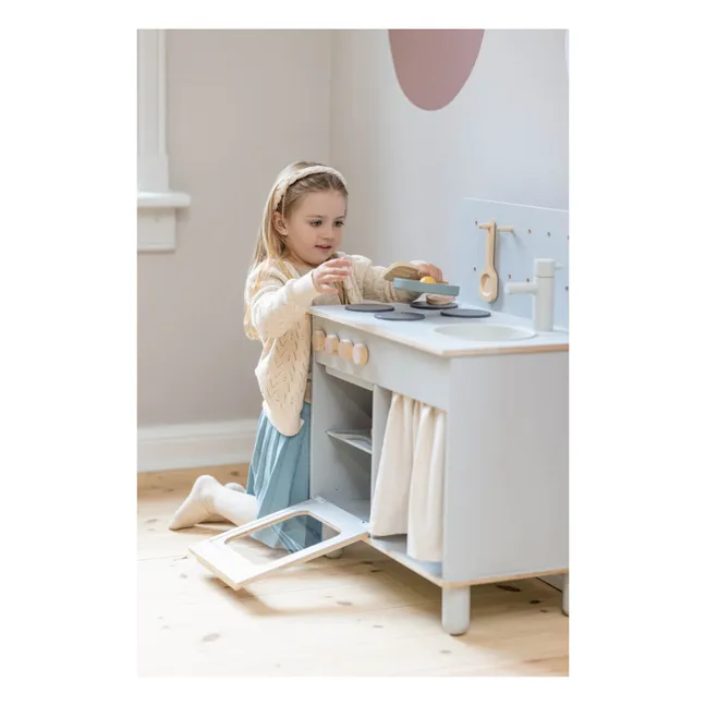 Cuisinière en bois | Gris clair