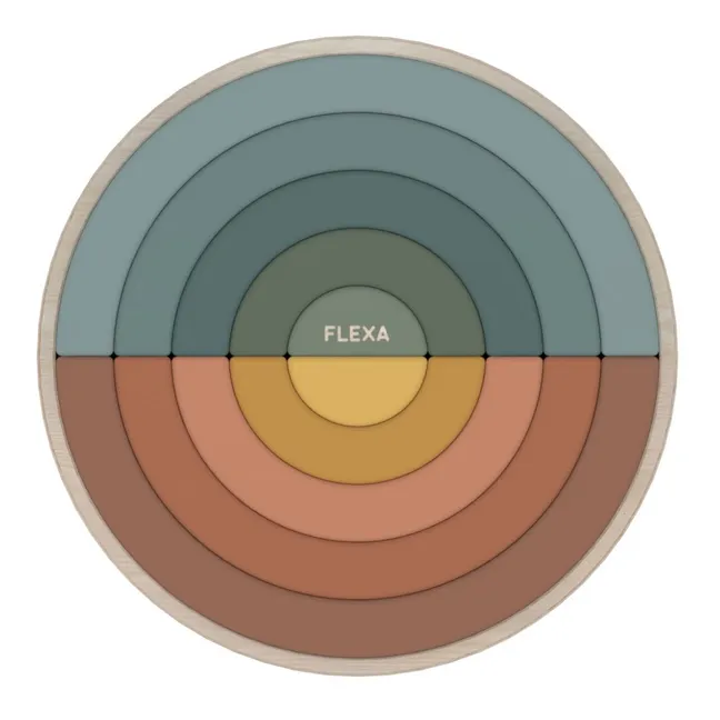 Arc-en-ciel à encastrer en bois