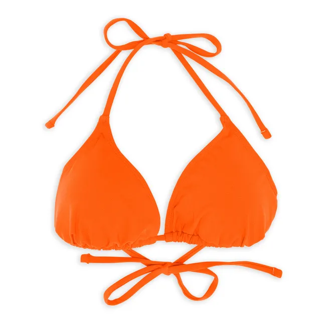 Top de bikini de triángulos | Naranja