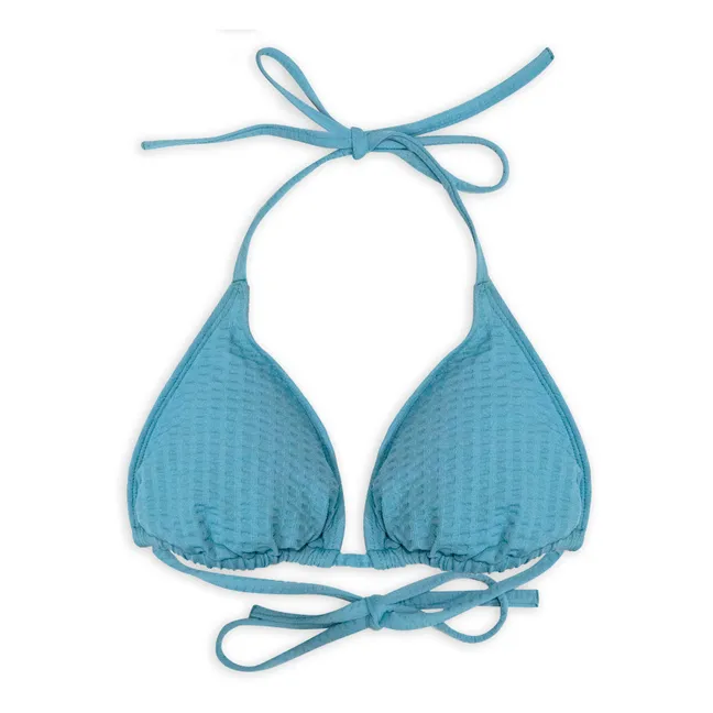 Haut de Maillot de Bain Triangle | Bleu