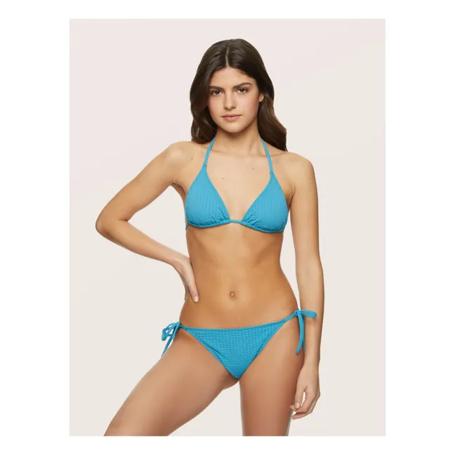 Braguita de bikini con nudo | Azul