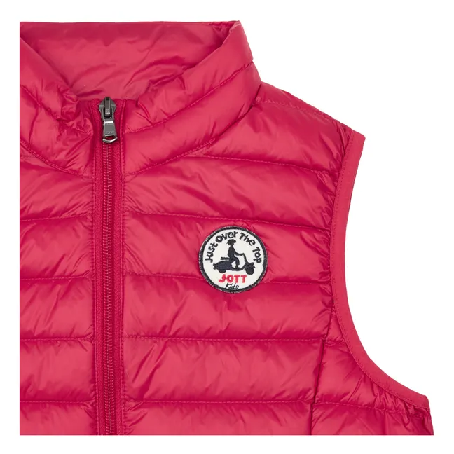 Zoé Puffer Vest | Red