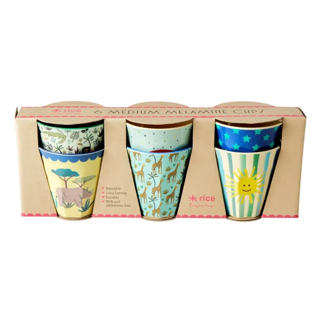Funky Cups - Set of 6
