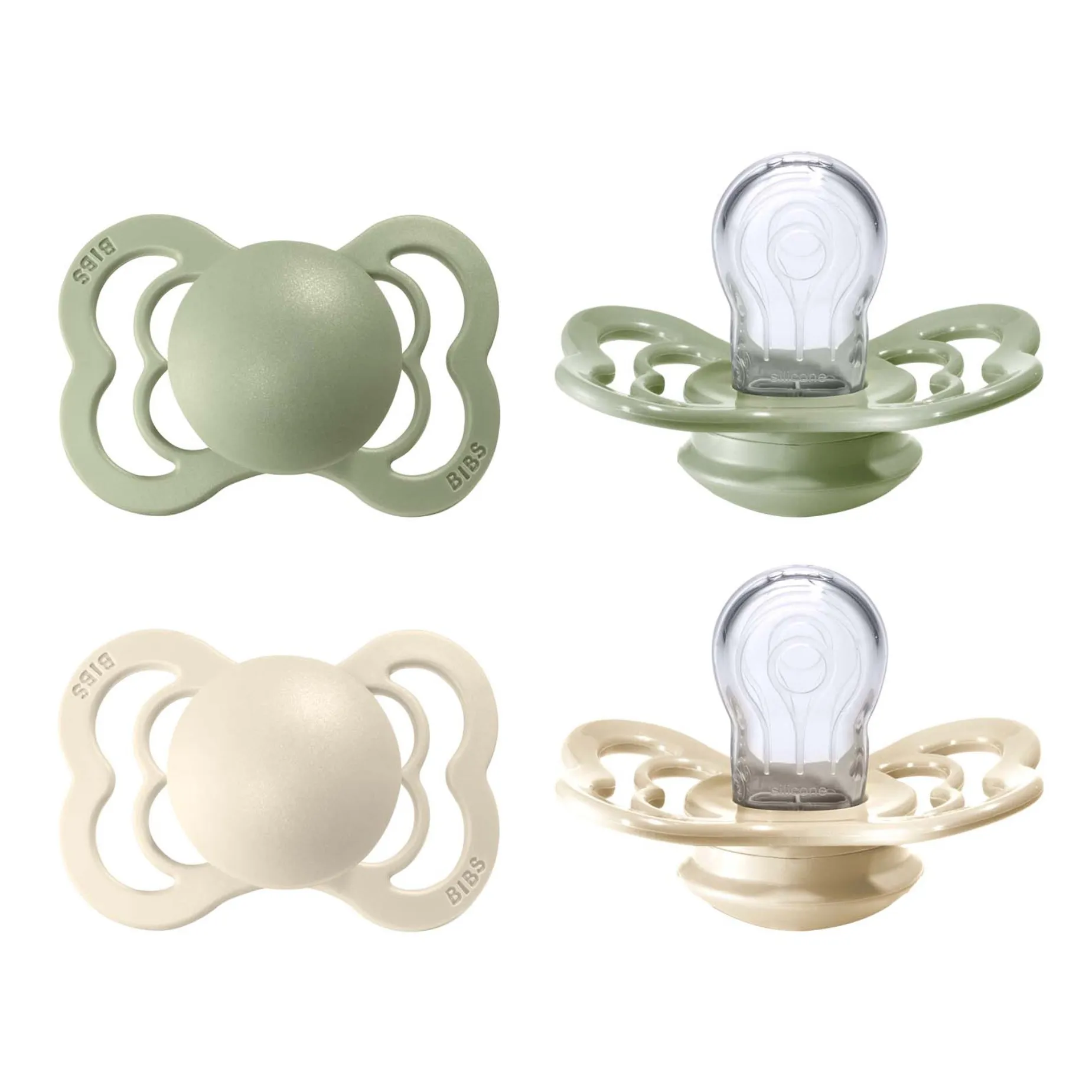 Tétines en silicone - Set de 2 (Bibs) - Image 1