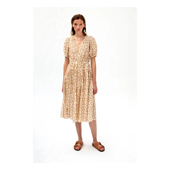 Langes Kleid Leo - Damenkollektion  | Weiß- Produktbild Nr. 2
