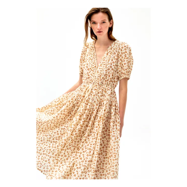Langes Kleid Leo - Damenkollektion  | Weiß- Produktbild Nr. 4