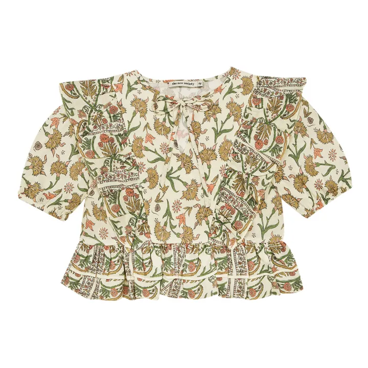 Blouse Manches Courtes Indiana | Blanc cassé- Image produit n°0