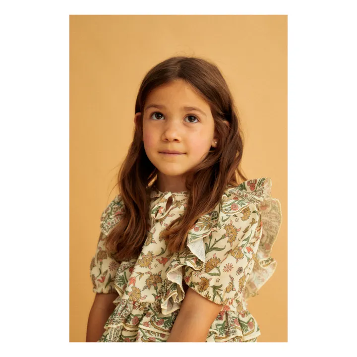 Blouse Manches Courtes Indiana | Blanc cassé- Image produit n°2