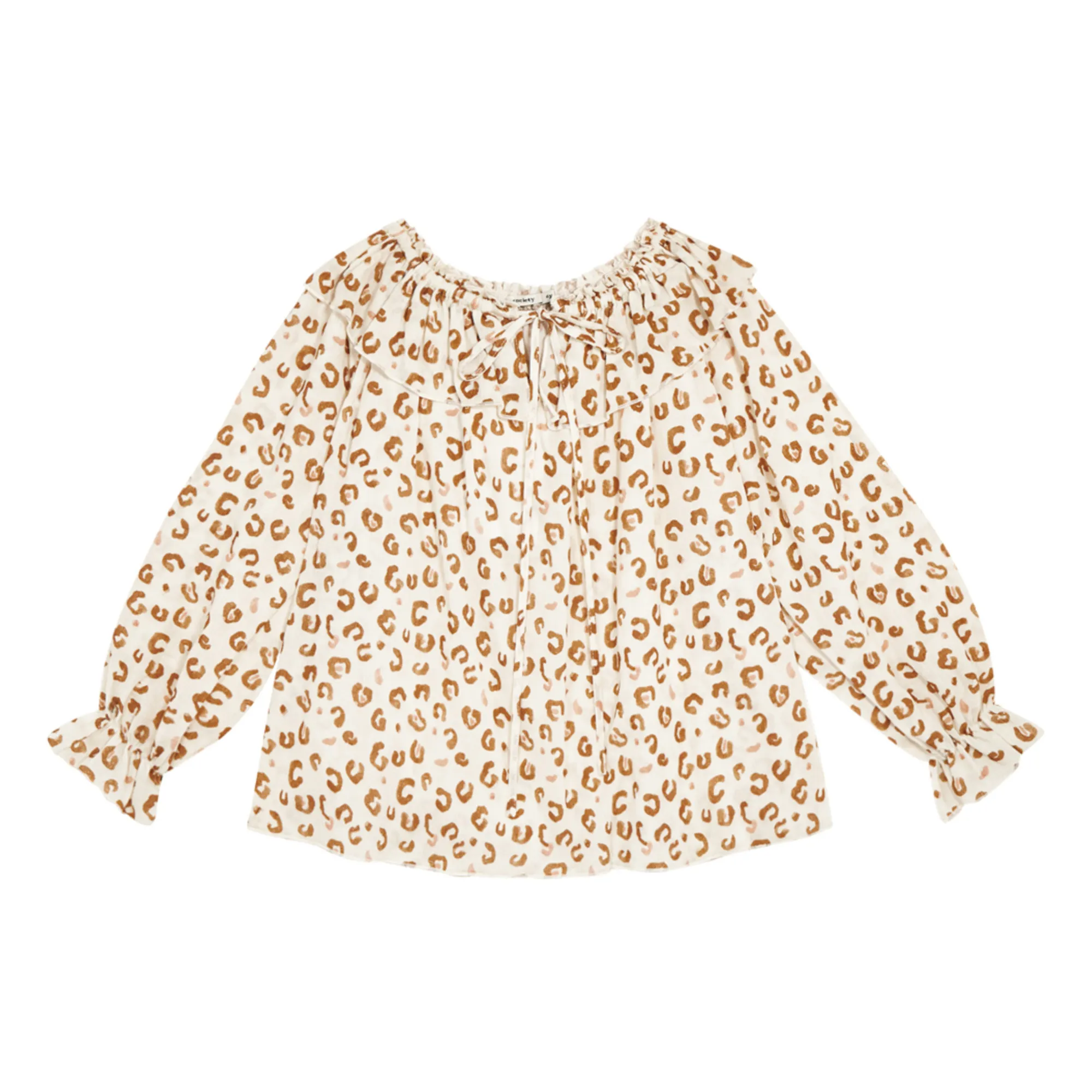 The New Society White Leo Blouse