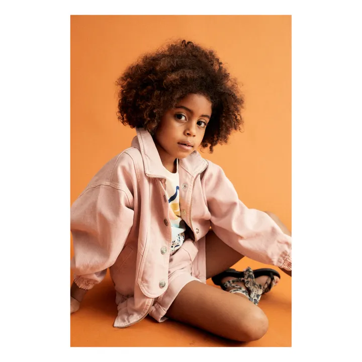 Veste Denim Luisa | Rose pâle- Image produit n°1
