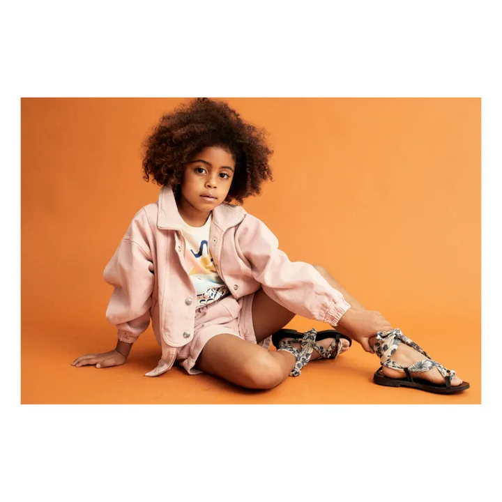 Veste Denim Luisa | Rose pâle- Image produit n°3