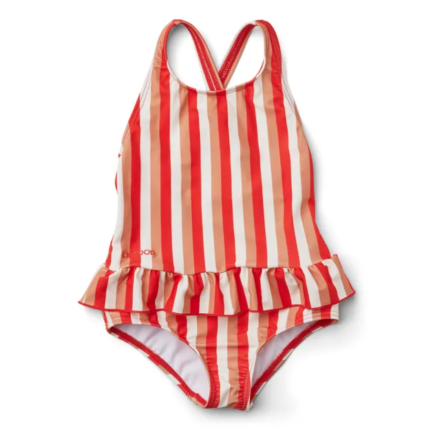 Amara Recycled Polyester Swimsuit | Red