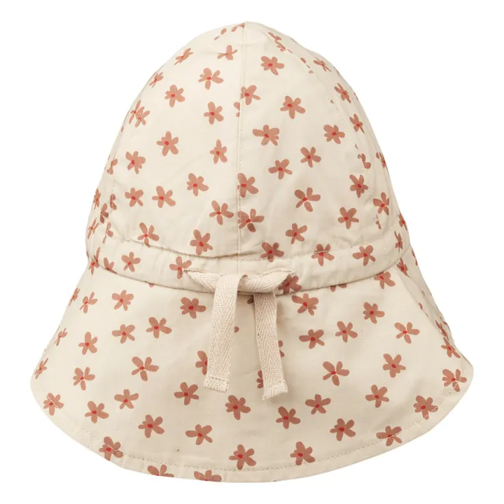 Sombrero de algodón orgánico Floral Sunneva | Rosa- Imagen del producto n°1