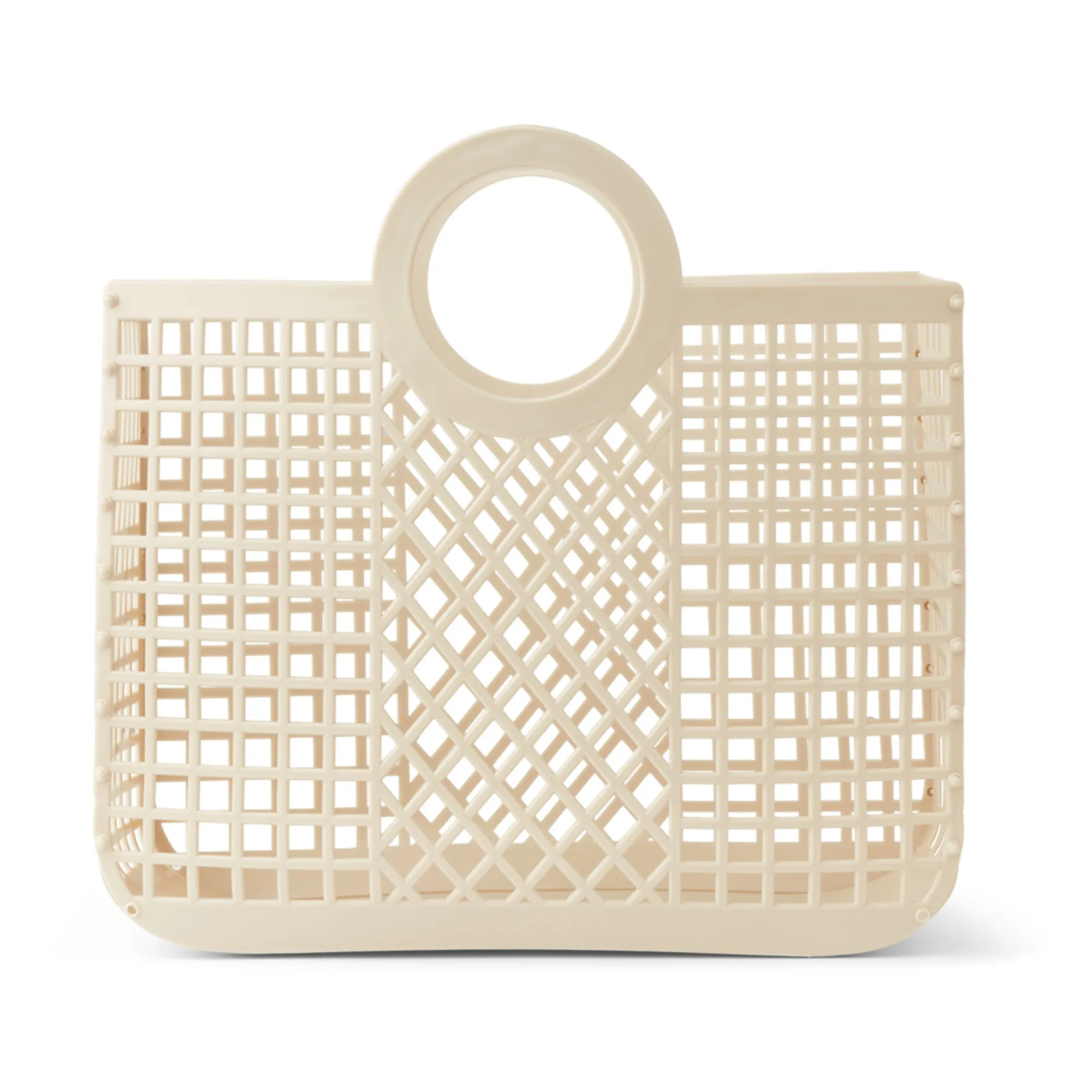 Liewood Beige Bloom Recycled Material Basket