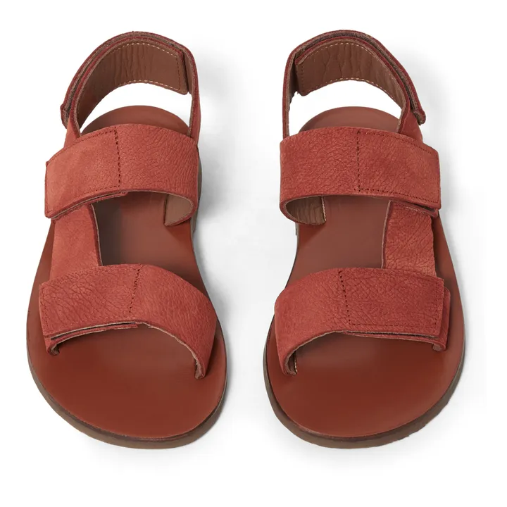 Sandalen mit Klettverschluss  | Terracotta- Produktbild Nr. 3