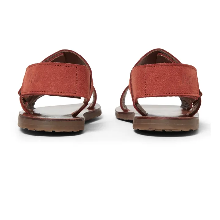 Sandalen mit Klettverschluss  | Terracotta- Produktbild Nr. 4