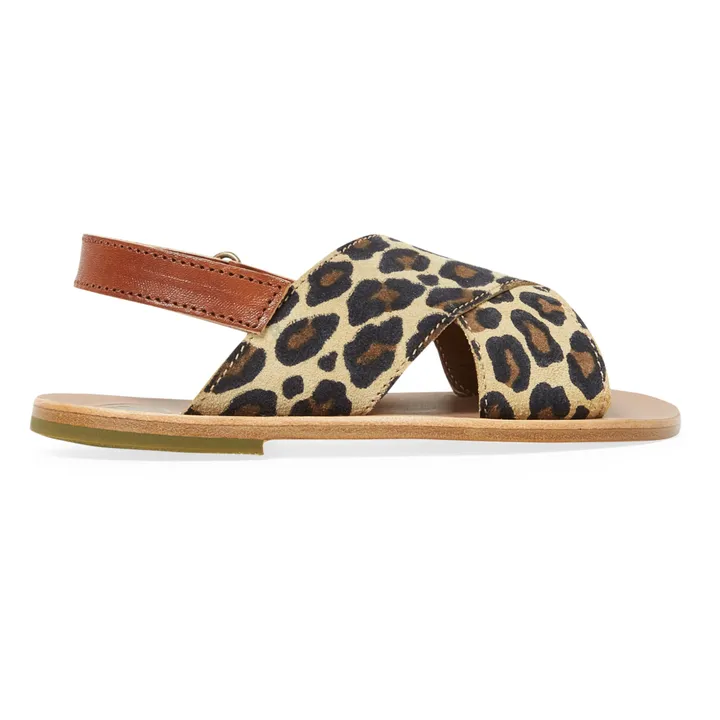 Gekreuzte Sandalen | Braun- Produktbild Nr. 0