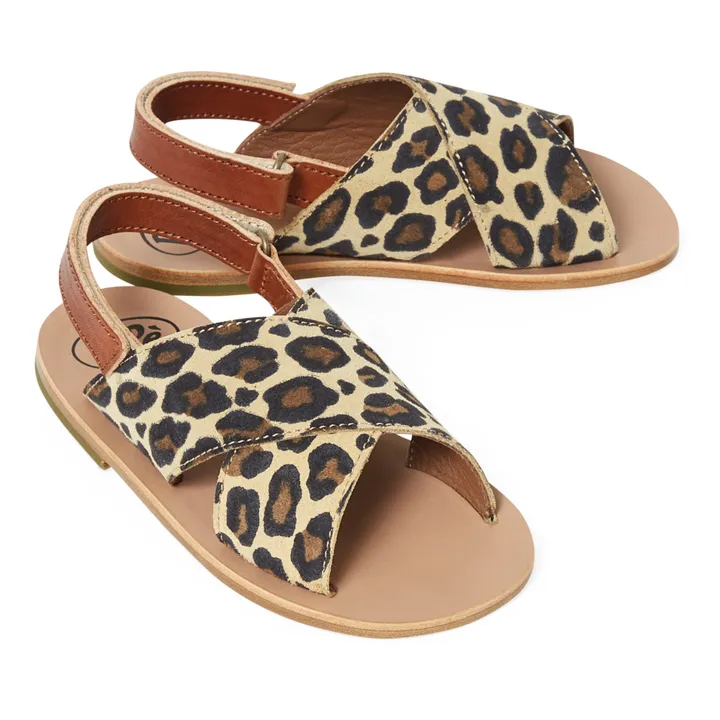 Gekreuzte Sandalen | Braun- Produktbild Nr. 1