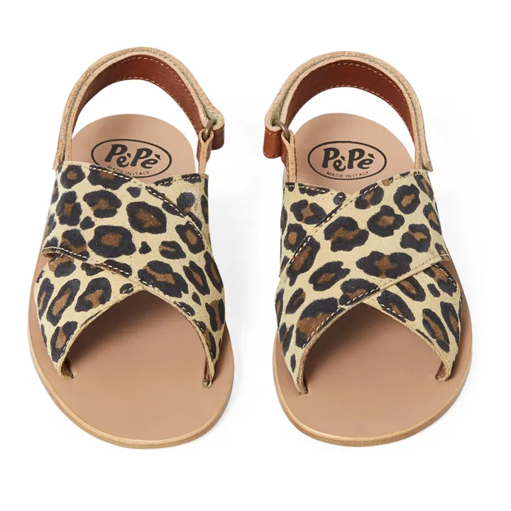 Gekreuzte Sandalen | Braun- Produktbild Nr. 3