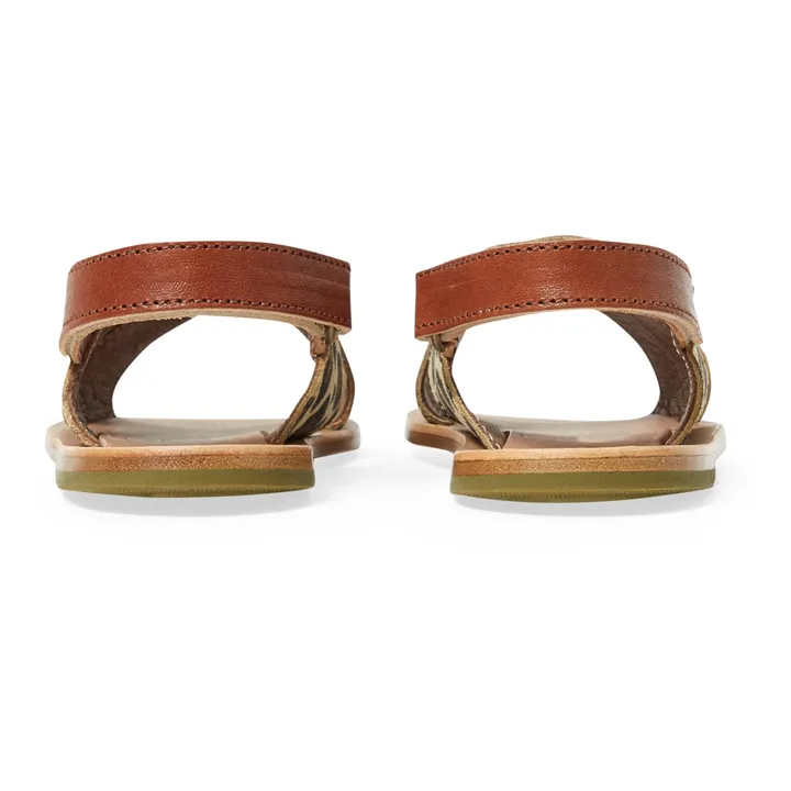 Gekreuzte Sandalen | Braun- Produktbild Nr. 4