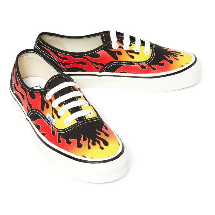 Authentic Anaheim Flame Sneakers - Adult Collection  | Black- Product image n°1