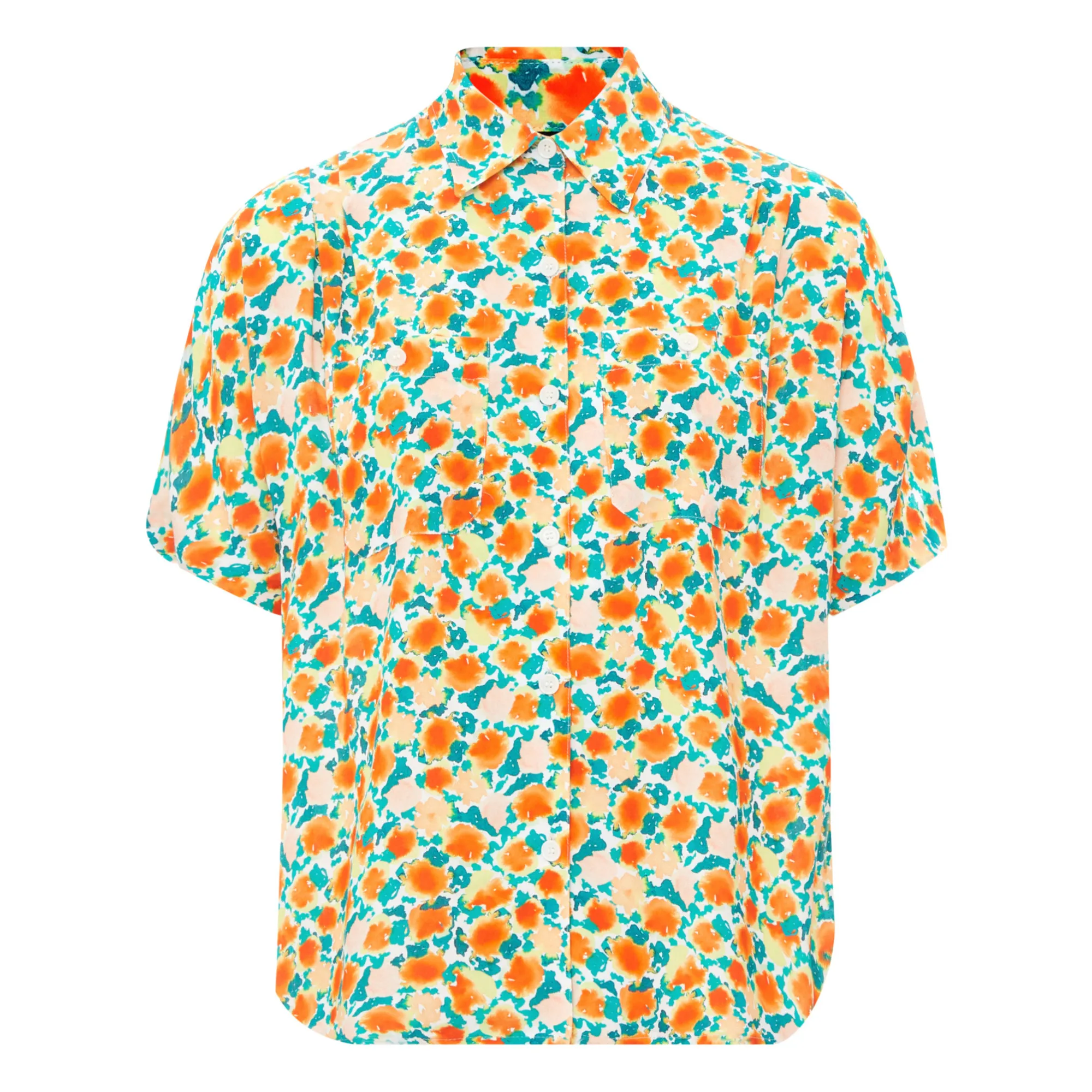 A.p.c. Orange Zoe Shirt