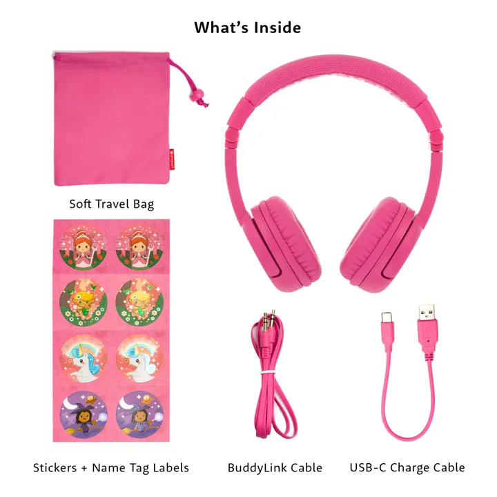 Kids’ Headphones | Pink- Product image n°4