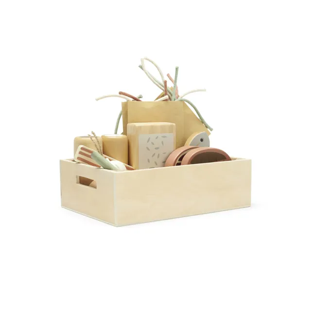Wooden Toy Food Box