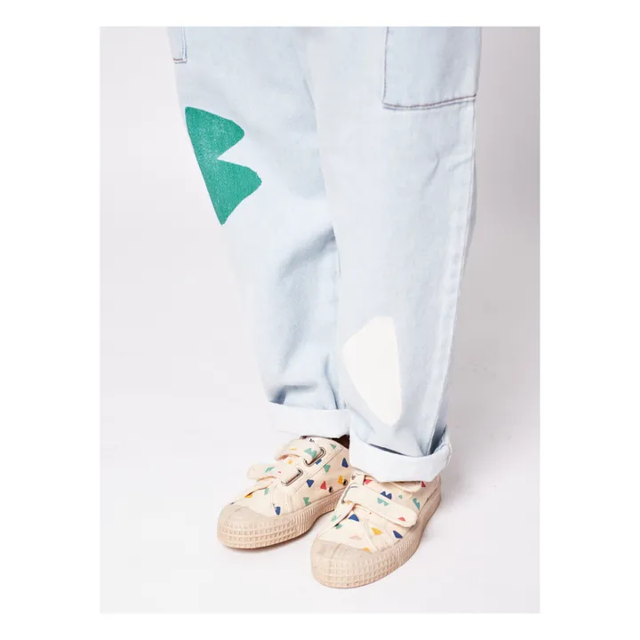 Sneaker mit Klettverschluss | Seidenfarben- Produktbild Nr. 1