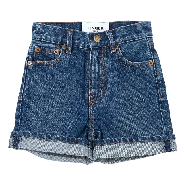 Short Taille Haute Cherryl | Denim