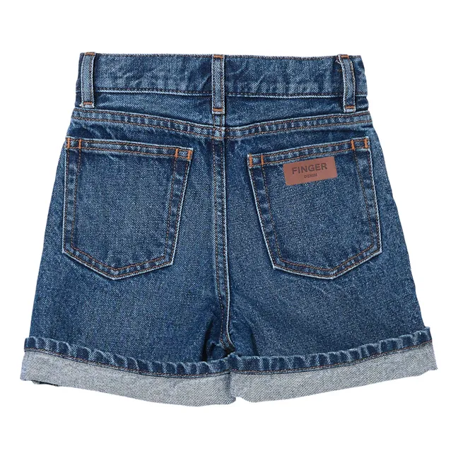 Short Taille Haute Cherryl | Denim