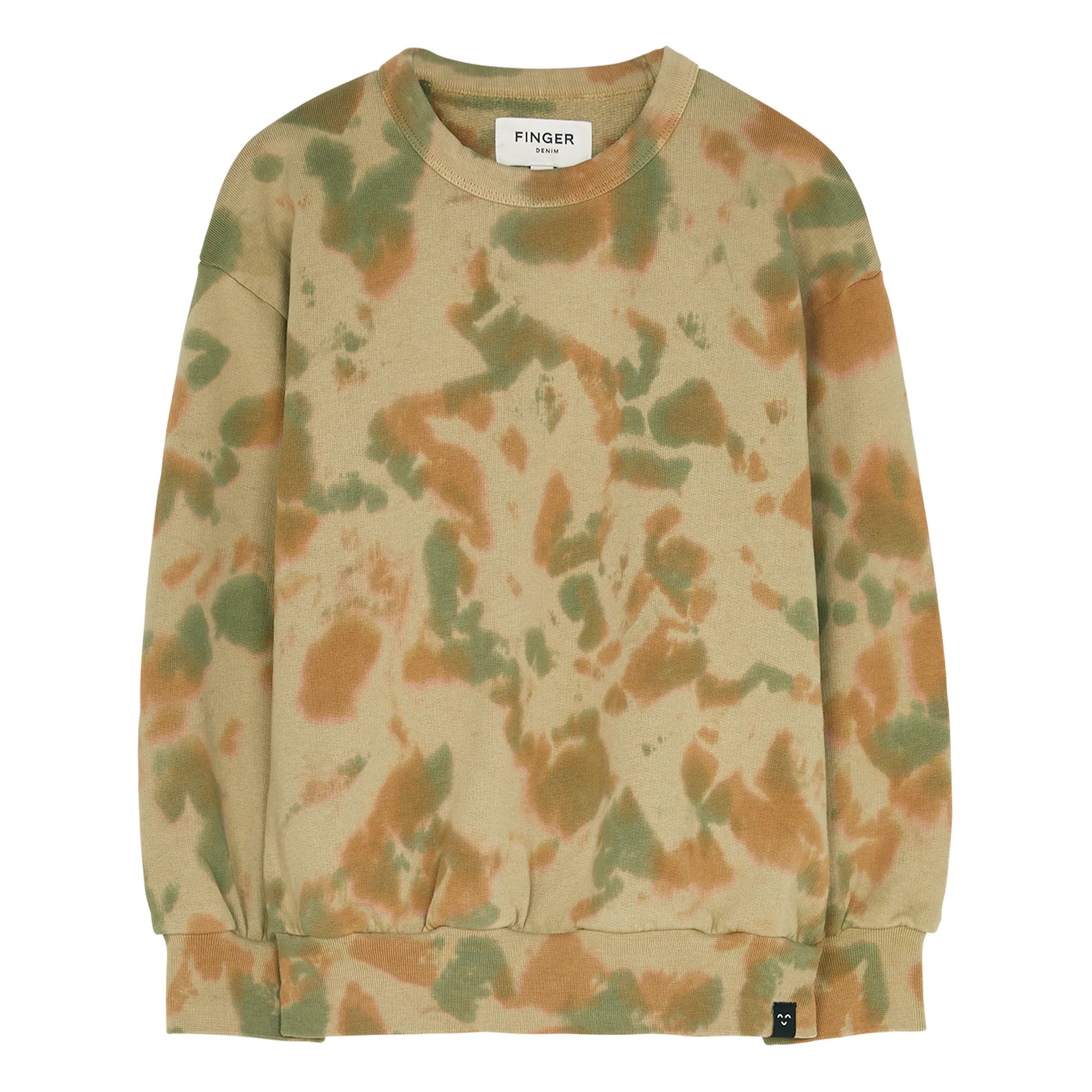 Finger In The Nose Camel Wave Tie-Dye Sweatshirt