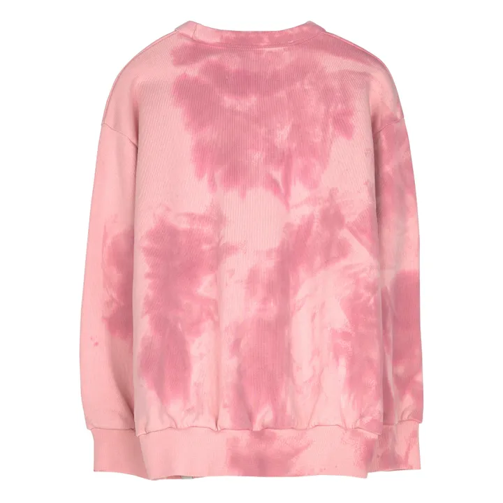 Wave Tie-Dye Sweatshirt | Pink- Product image n°1