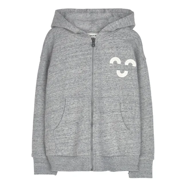 Joel Zip-Up Hoodie | Heather grey