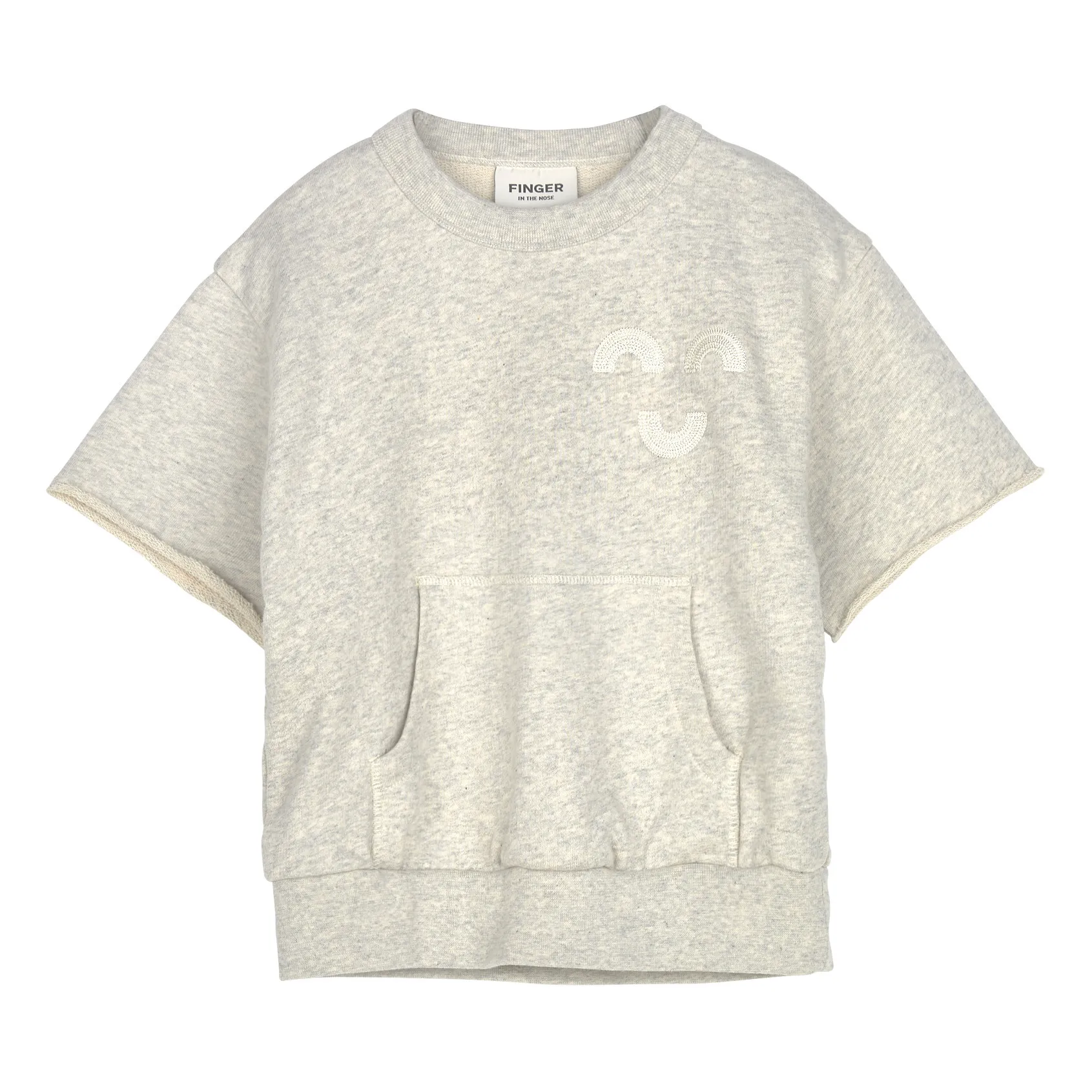 Finger In The Nose Heather Grey Bolt Sweatshirt