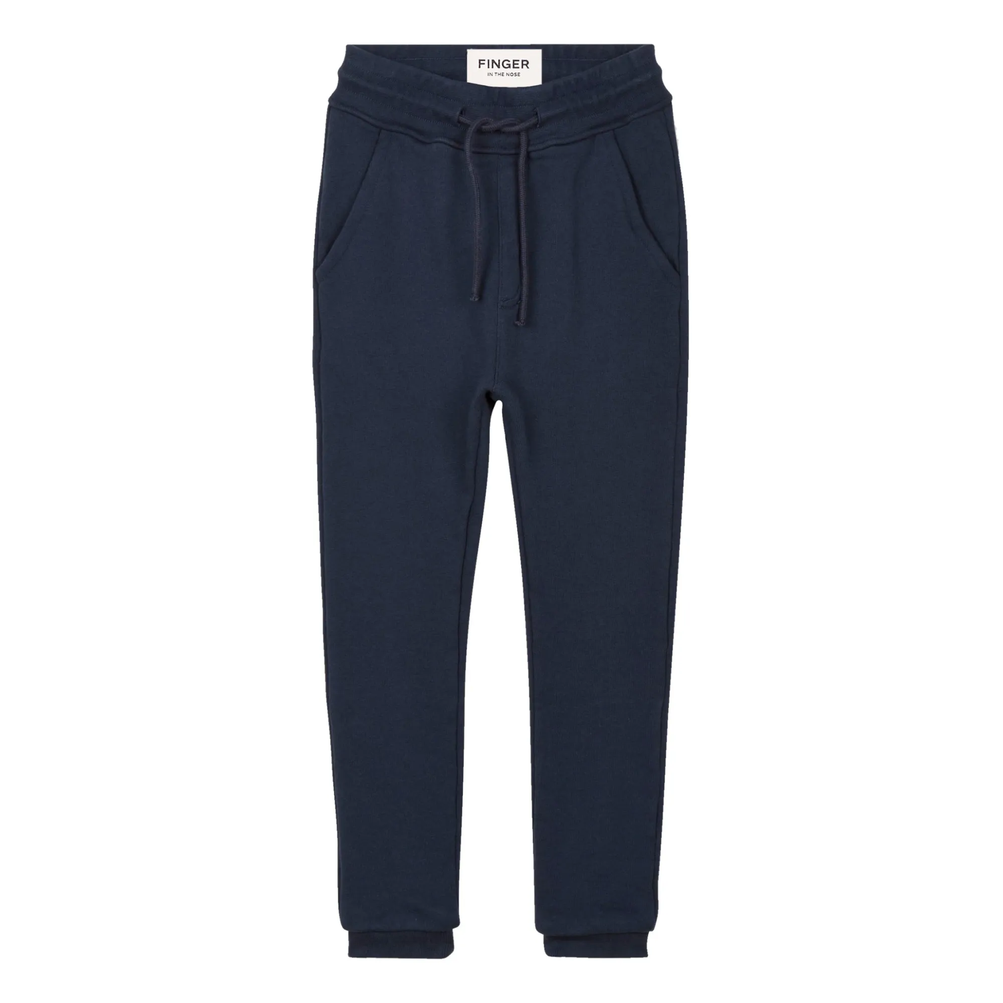 Finger In The Nose Navy Blue Sprinter Summer Fleece Joggers