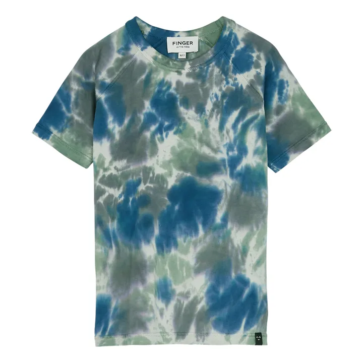 T-shirt Nolan Tie and Dye | Bleu- Image produit n°0