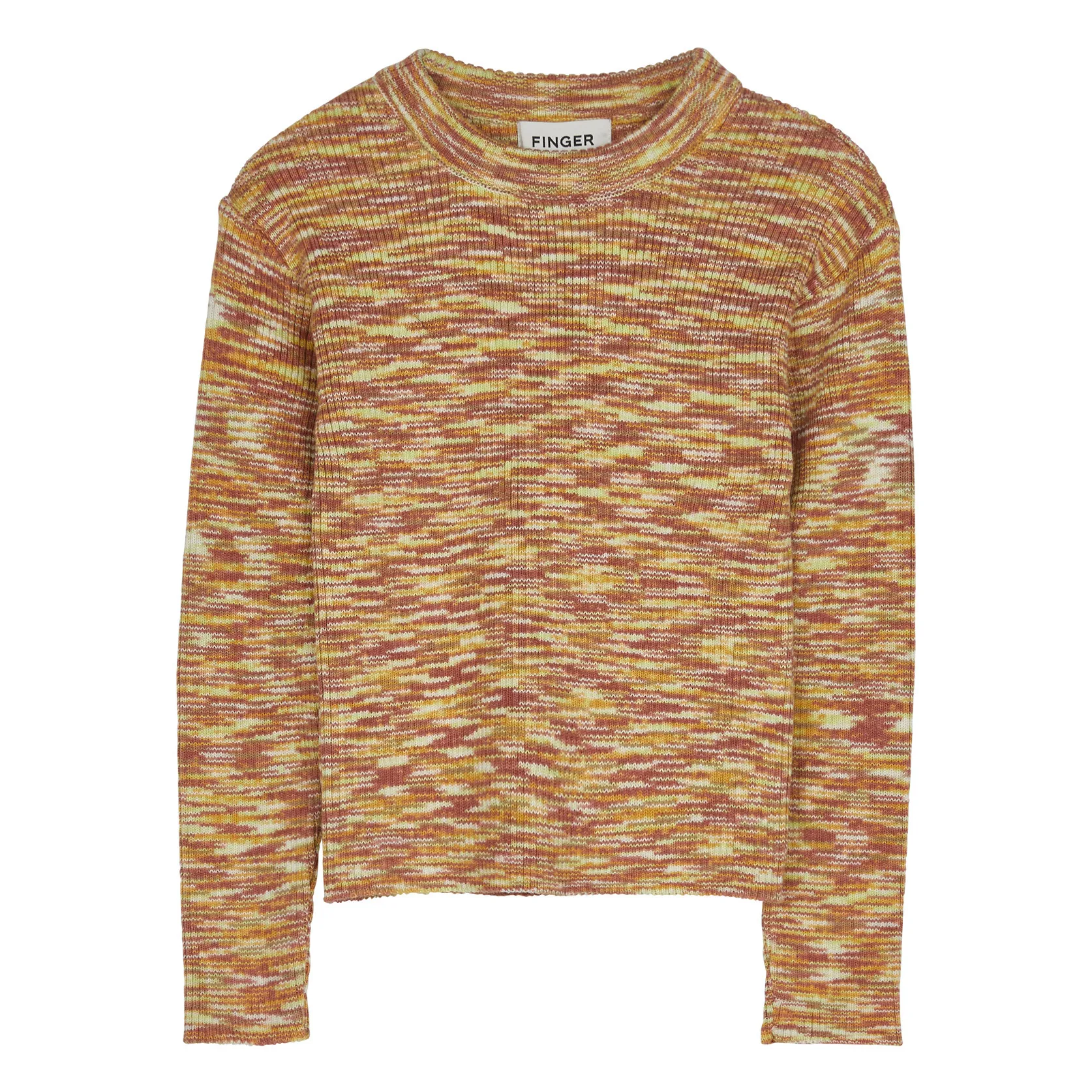 Finger In The Nose Camel Tribeca Recycled Cotton Jumper