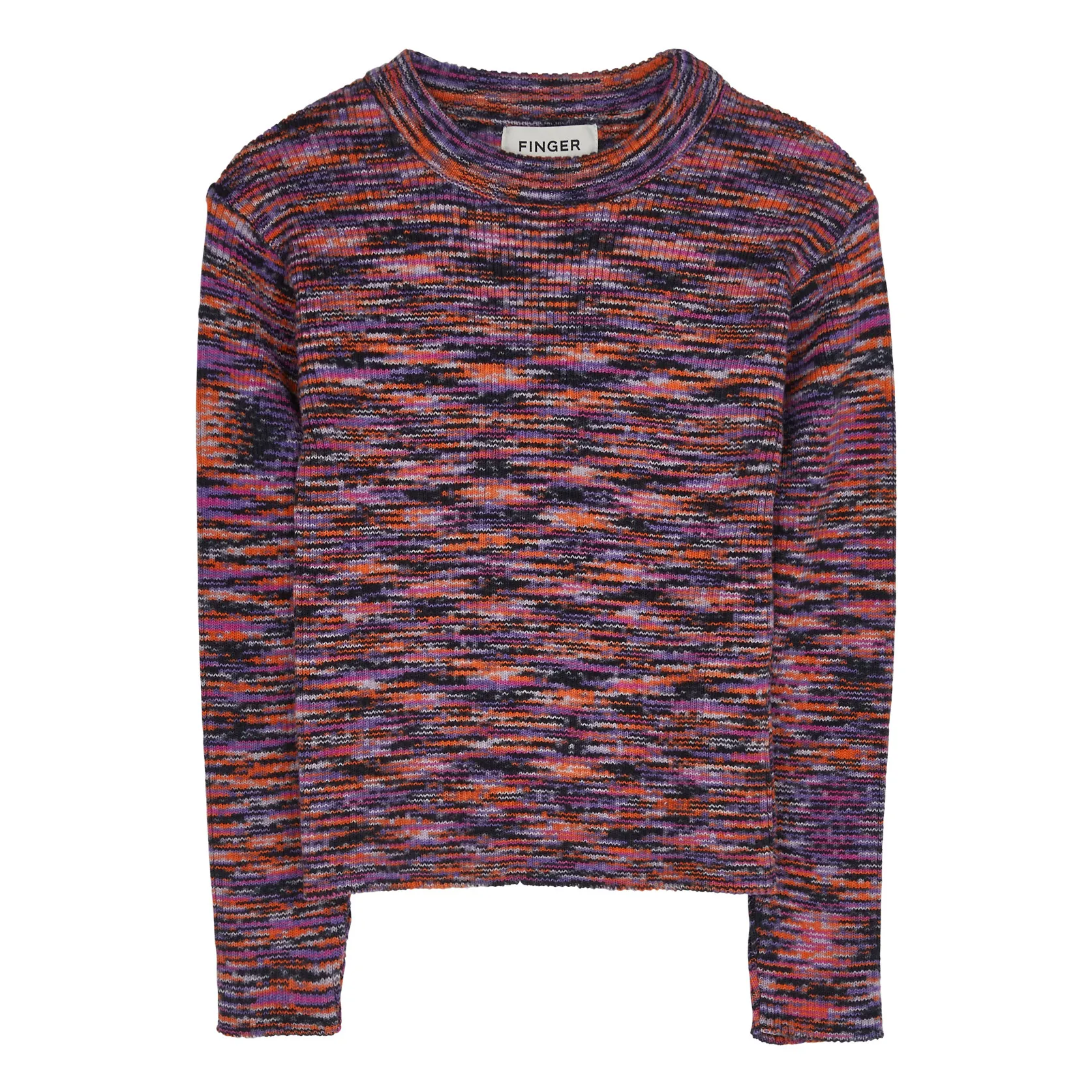 Finger In The Nose Purple Tribeca Recycled Cotton Jumper