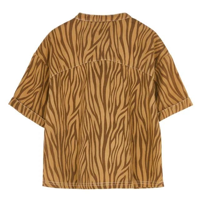 Camisa de manga corta Wonder Zebra | Camel