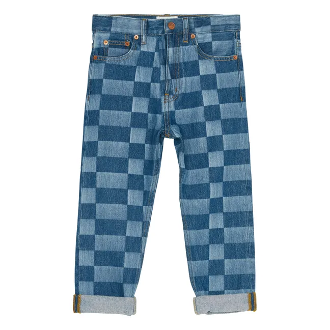Kartierte Jeans Loose Ollibis  | Denim