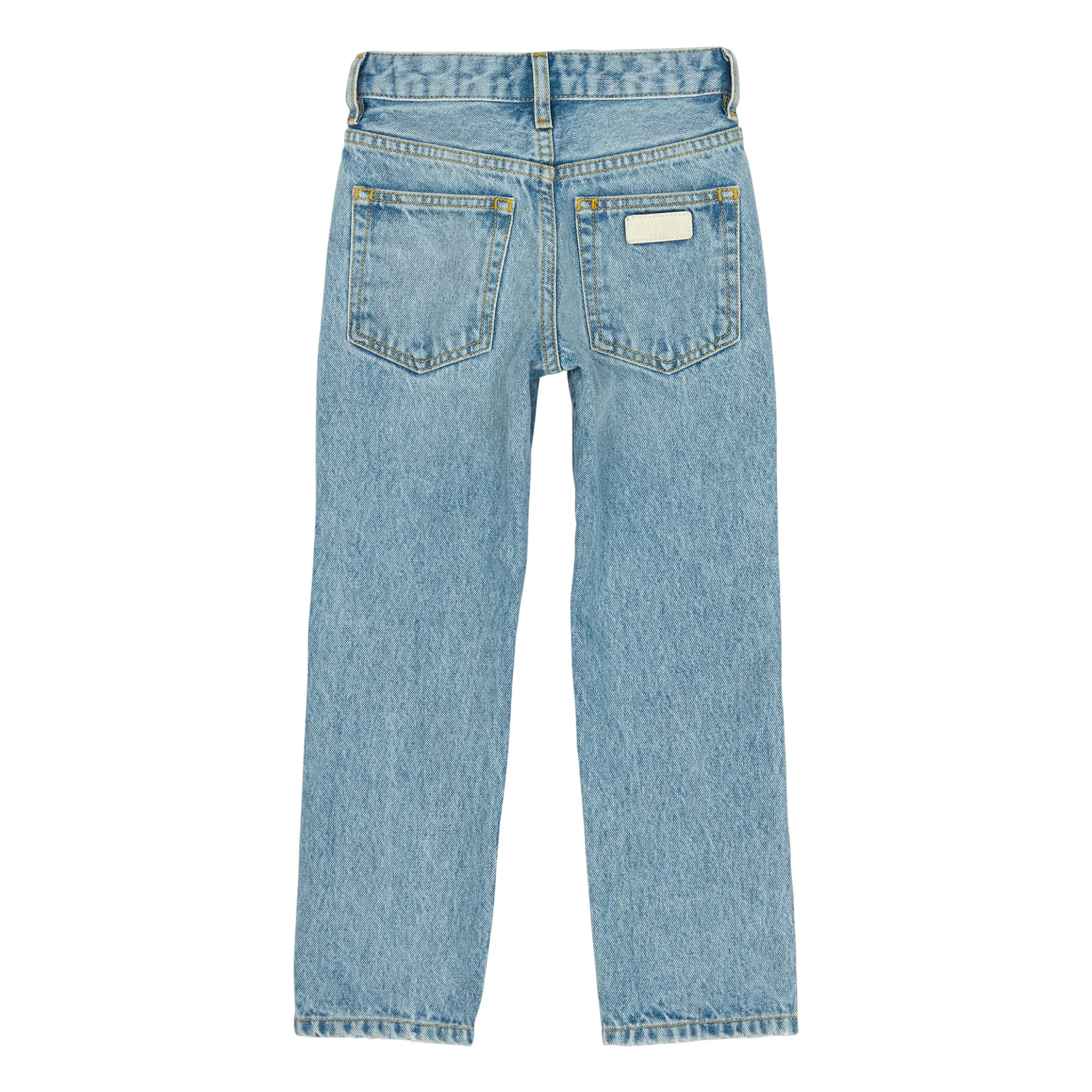 Jean Droit Taille Haute Cher | Denim bleached- Image produit n°1