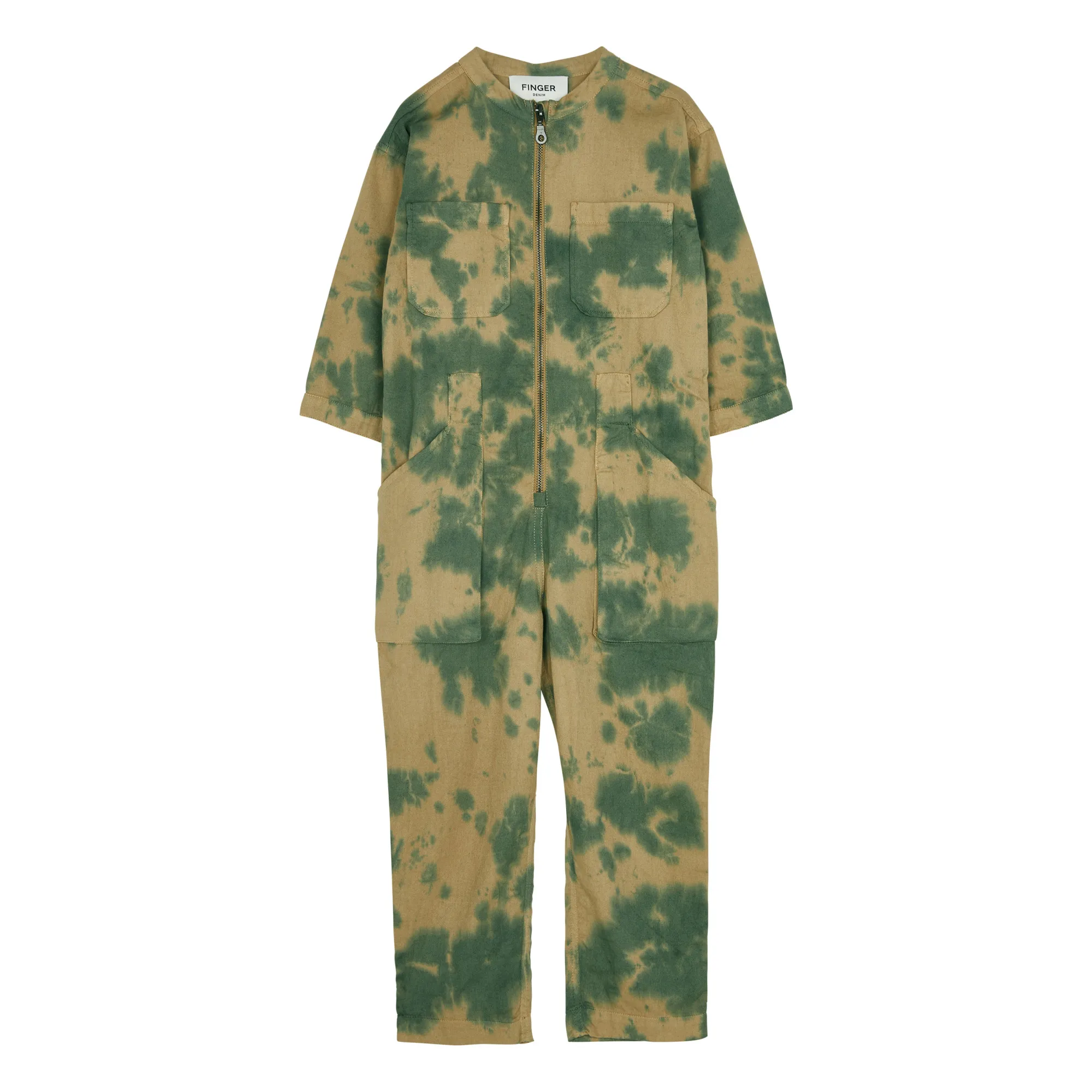 Finger In The Nose Khaki Edmond Tie-Dye Shorts
