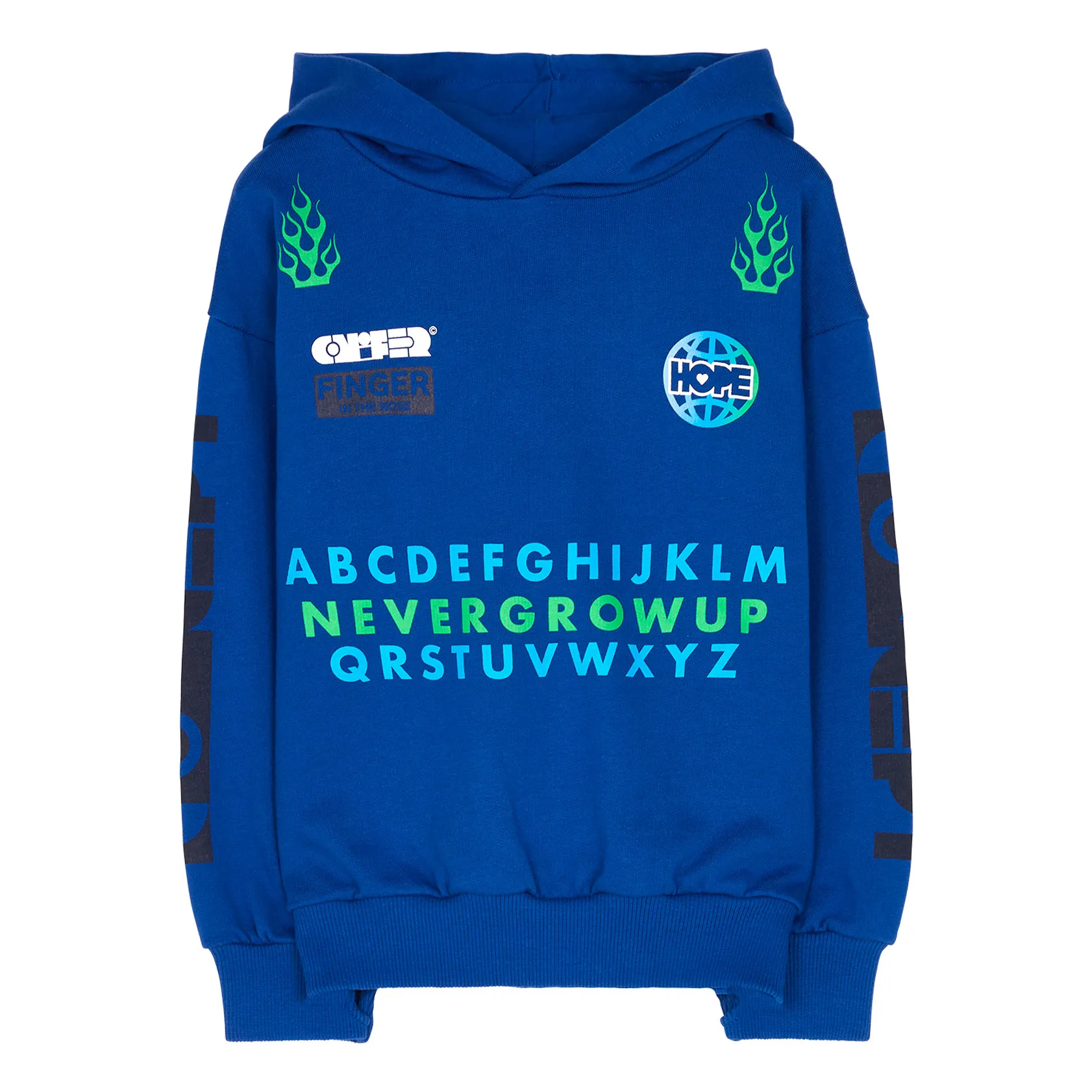 Finger In The Nose Blue Hope Hoodie - X Ornamental Conifer Collaboration