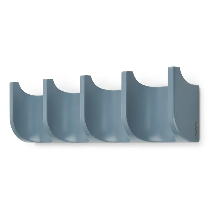 Perchero de madera Geoffrey | Azul Gris- Imagen del producto n°1